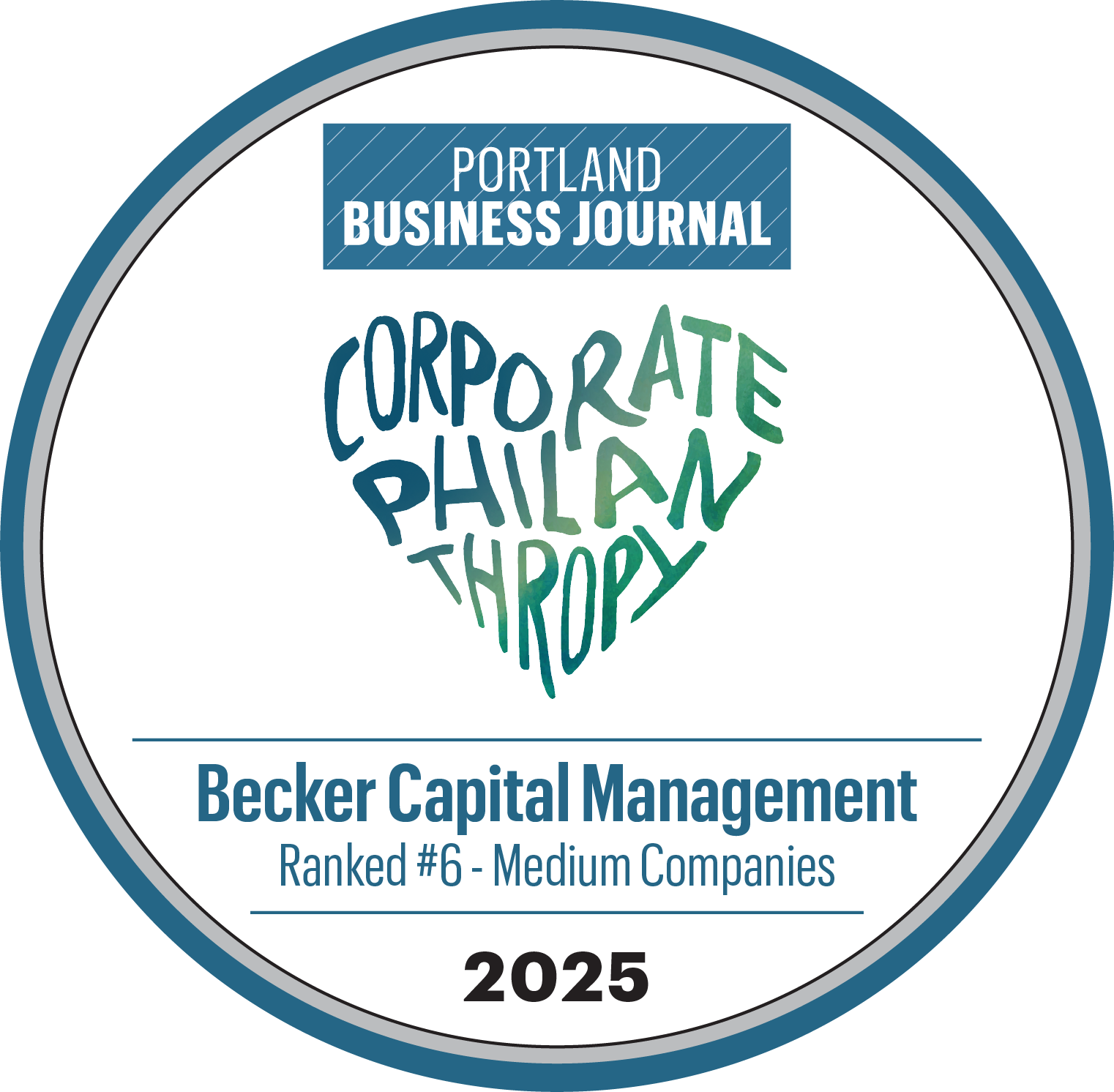 Corporate Philanthropy Awards - Becker Capital Management Inc. 20203